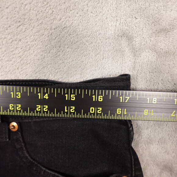 Levi’s Jeans 415 Relaxed Bootcut Jean Women’s Size 31 Black Denim Red Tab - Picture 6 of 14